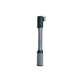 Topeak Pocket Rocket DX II compact bike pump in silver and black with Presta and Schrader valve for inflating bike tires