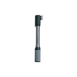 Topeak Pocket Rocket DX II compact bike pump in silver and black with Presta and Schrader valve for inflating bike tires