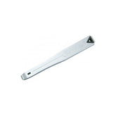 Topeak Supersteel bike tyre levers in silver, showing ergonomic design and durable steel construction for easy tyre removal.