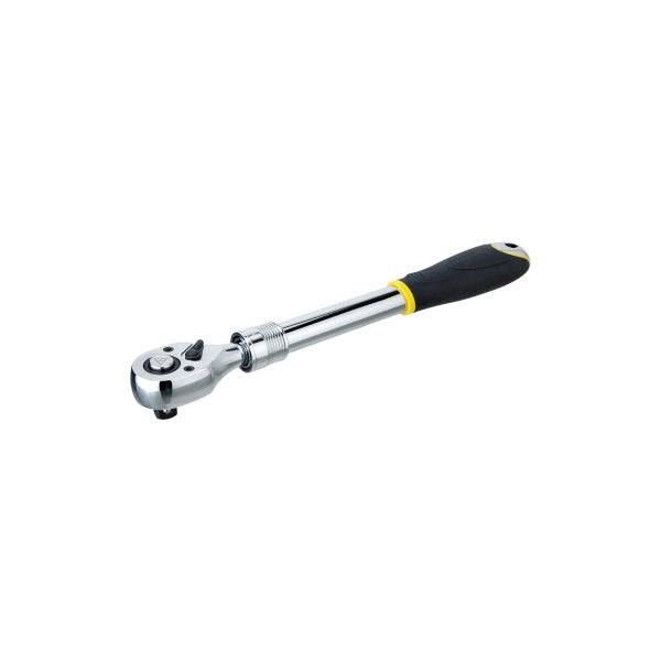 Topeak 1/2-inch extendable mechanic ratchet tool in black and silver with a durable, high-leverage design for workshop use.