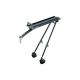Topeak Roadie Rack in black for road bikes, featuring RX QuickTrack™ system for easy attachment and secure bike accessory mounting.