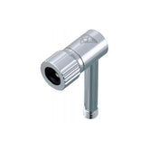 Topeak Pressure Rite gauge for air spring forks and shocks, accurate inflation tool with digital pressure display.