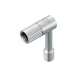 Topeak Pressure Rite gauge for air springs and shocks, showing a digital pressure measurement tool for accurate inflation.