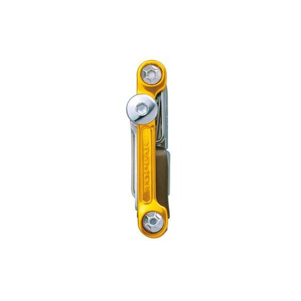 Topeak Mini 20 Pro bike multi-tool with compact design, featuring various repair tools for cycling maintenance and adjustments.