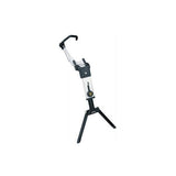 Topeak Flash Stand portable bike tune-up stand with storage bag, black and silver, for bike maintenance and repairs.