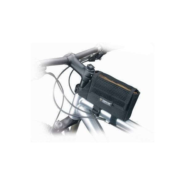 Topeak Tri-Bag panniers and bike accessories with waterproof options, showing aerodynamic design and storage compartments.