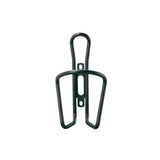 Topeak Cage Shuttle aluminum bike bottle cage in black and silver, lightweight and durable bike accessory for holding water bottles.
