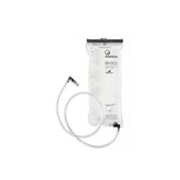 Ergon BH300 hydration bladder with 90° bite valve for outdoor packs, white flexible water reservoir for biking or hiking accessories.