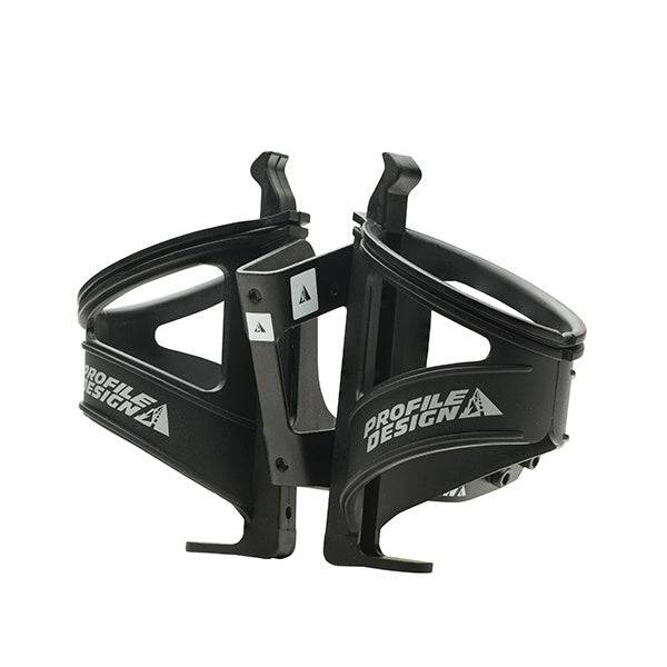 Profile Design RML rear mount cycling bottle system with adjustable angles and storage slots for accessories.