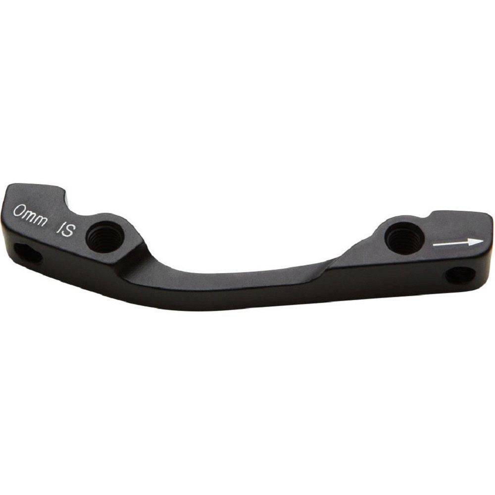 Avid IS brake caliper bracket with stainless mounting bolts, front 160mm and rear 140mm, for bicycle components.