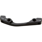 Avid IS brake caliper bracket with stainless mounting bolts, front 160mm and rear 140mm, for bicycle components.