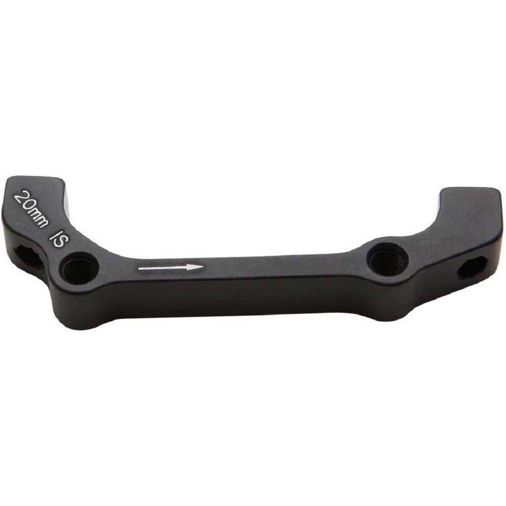 Avid IS brake bracket for front 180mm and rear 160mm rotors with stainless mounting bolts, bicycle component.