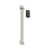 Tacx E-Thru 10mm rear wheel axle adapter for Shimano and DT Swiss compatible trainer accessories, shown in image.