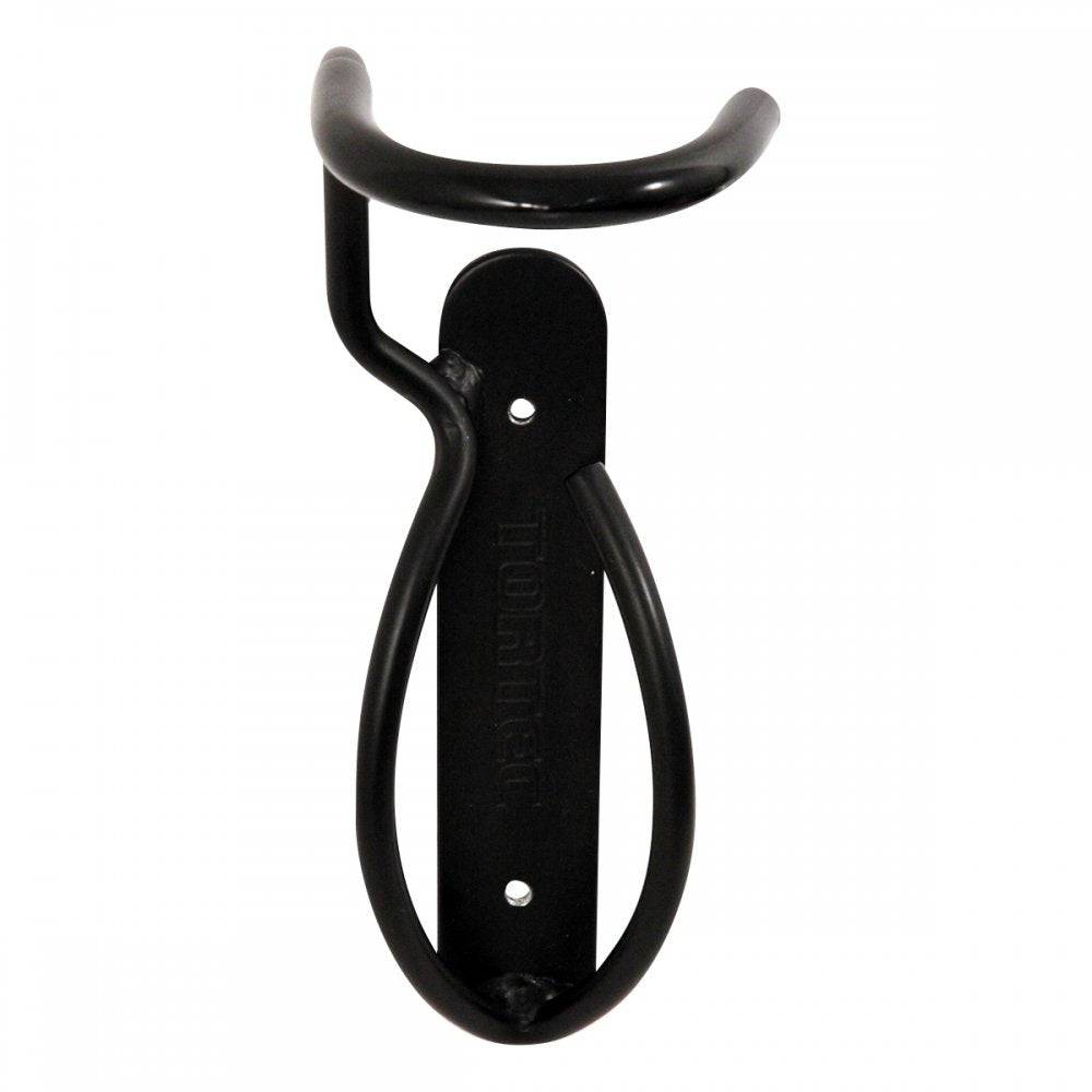 Tortec universal bike storage hook with soft covers, wall mount organizer for durable bike accessory storage and organization
