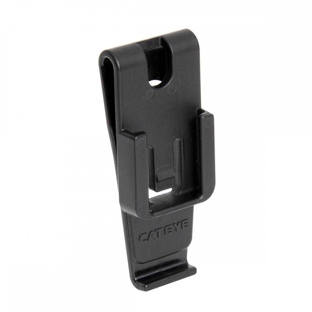 Cateye C-2 rear light clip for belt and bag, a secure cycling safety accessory with a compact design.
