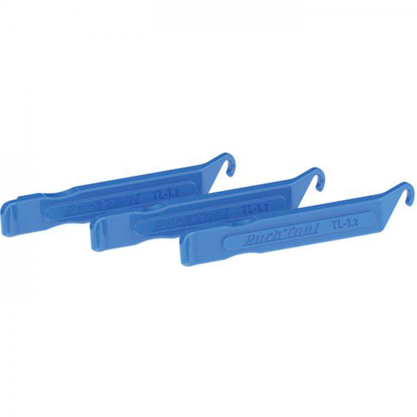 Park Tool TL-1.2 tyre lever set of 3 for easy tubeless and standard tyre removal, workshop quality bike tire tools.