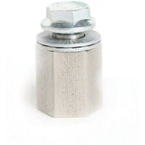 Thule SRAM internal hub hitch adapter for bicycle trailer conversion kits, shown attached to a bicycle wheel.