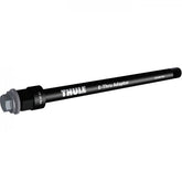 Thule Thru Axle 170mm M12 x 1.5 bolt fixing for Shimano bike trailers, shown with detailed threading and mounting components.