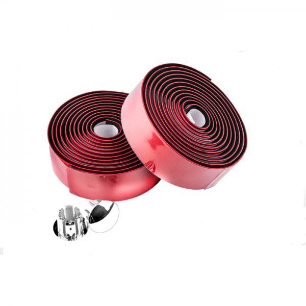 M Part Primo anti-slip cycling bar tape with shock-absorbent silicone gel on handlebars for improved grip and comfort.