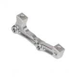 Hope Mount E-Post caliper adapter for Fox 40 forks, silver component designed for precise brake fitting and compatibility.