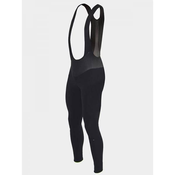 Q36.5 Long Salopette L1 Bib-Tight with Insert, water-repellent cycling tights, featuring a fitted design and reflective details.