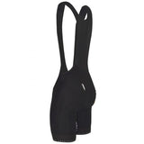 Q36.5 Wolf 2.0 thermal cycling bib shorts for cold weather, featuring insulated fabric and adjustable straps for cold temperatures.