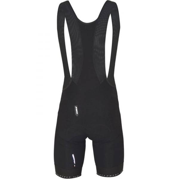 Q36.5 Wolf 2.0 thermal cycling salopette bib shorts for cold weather, designed for temperatures 5-15°C, with insulated fabric and adjustable straps.