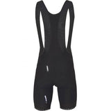 Q36.5 Wolf 2.0 thermal cycling salopette bib shorts for cold weather, designed for temperatures 5-15°C, with insulated fabric and adjustable straps.