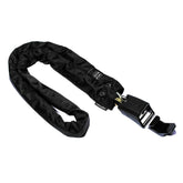 Hiplok Chain Locks - Homie Stay At Home Chain Lock 10mm X 150cm Includes Wall Hook (Gold Sold Secure) Black
