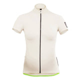 Q36.5 L1 Lady short sleeve cycling jersey showing lightweight, breathable fabric with UV protection, designed for female cyclists.