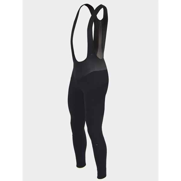 Q36.5 Long Salopette L1 Bib-Tight with Insert, water-repellent cycling tights, featuring a fitted design and padded insert for comfort.