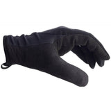 Q36.5 longfinger summer cycling gloves, lightweight and breathable for hot weather, shown on a cyclist's hands.