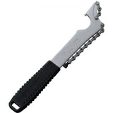 Shimano TL-SR23 sprocket remover tool for 3/32 inch 7-11 speed bike sprockets, shown in a workshop setting.