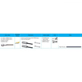 Shimano Road Brake Cable Set Polymer Coated Stainless Steel Inners High Tech Grey Cables