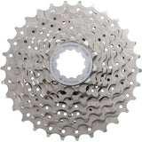 Shimano Claris CS-HG50 8-speed bike cassette with 11-28T gears, showcasing smooth shifting components for road or mountain bikes.