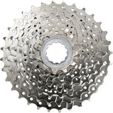 Shimano Claris CS-HG50 8-speed 11-32T cassette with Hyperglide technology for smooth shifting on bicycle components.