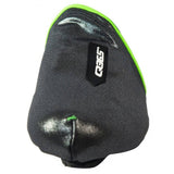 Q36.5 Termico Toecover showing lightweight thermal cycling toe protection with wind-resistant fabric, designed for cold-weather riding.