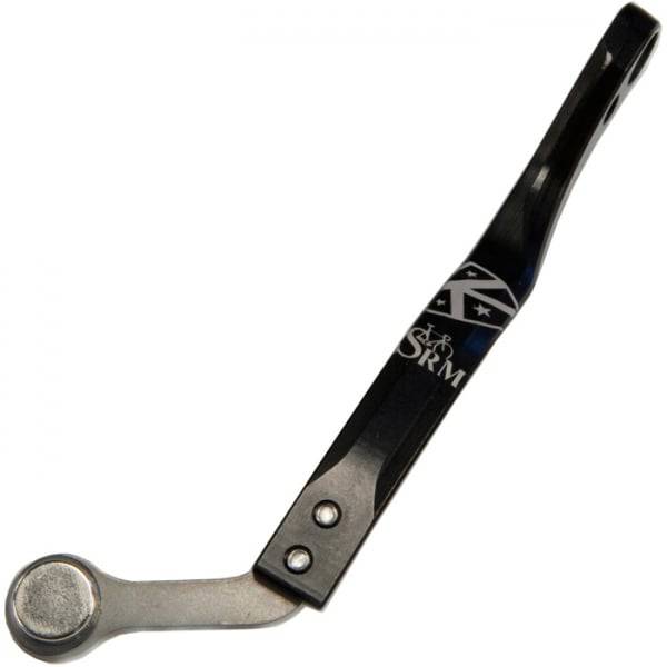Black anodized K-Edge Pro Road braze-on chain catcher with power meter magnet, bike components accessory for road cycling.