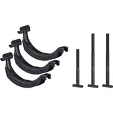 Thule 8895 Square Bar Adaptor for 598 ProRide roof rack, compatible with T-track bars, shown attached to car roof.