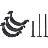Thule 8895 Square Bar Adaptor for 598 ProRide roof rack compatible with T-track bars, shown installed on vehicle roof.