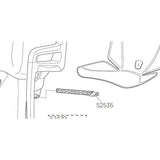 Thule RideAlong child bike seat length adjustment lever replacement, easy to install, for secure seat positioning.
