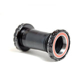Wheels Manufacturing BSA 30 bottom bracket with serviceable angular contact bearings for bicycle components installation.