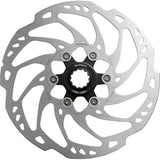 Shimano SM-RT70 Center Lock Rotor with Ice Tech for bike braking, showing the silver disc with center lock mount and cooling fins.