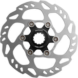 Shimano SM-RT70 Center Lock Rotor with Ice Tech for reliable bicycle braking, showing the rotor's design and mounting details.