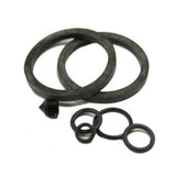 Avid Juicy 05-07 disc brake caliper service kit with rubber seals for brake maintenance, shown in a close-up image.
