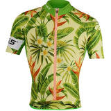 Q36.5 R1 short sleeve cycling jersey, unisex breathable moisture-wicking clothing, shown with front view and vibrant fabric details.