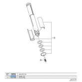 Shimano SM-BTR2 adaptor unit for Shimano brake systems, genuine replacement component, shown in the image.
