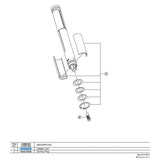 Shimano SM-BTR2 adaptor unit for Shimano brake systems, genuine replacement component, shown in the image.