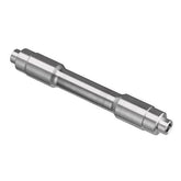 DT Swiss front wheel adapter converting 15mm thru-axle to quick release for 350 hubs, shown on a bicycle wheel.