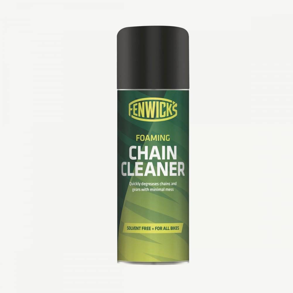 Fenwick's Foaming Chain Cleaner 500ml bottle, biodegradable, solvent-free drivetrain cleaner for bike maintenance.